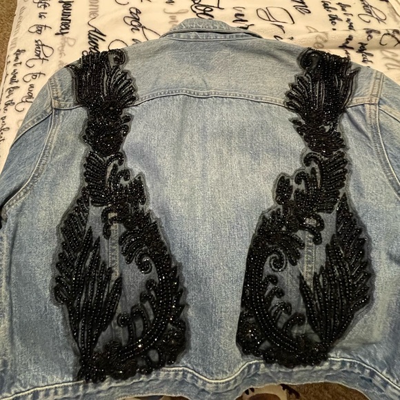 7 for all mankind detailed jean jacket - Picture 9 of 13